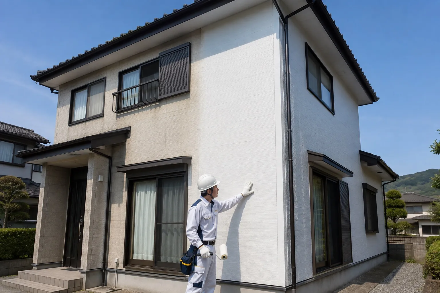 島田市の外壁塗装ビフォーアフター｜工程と仕上がりの見方